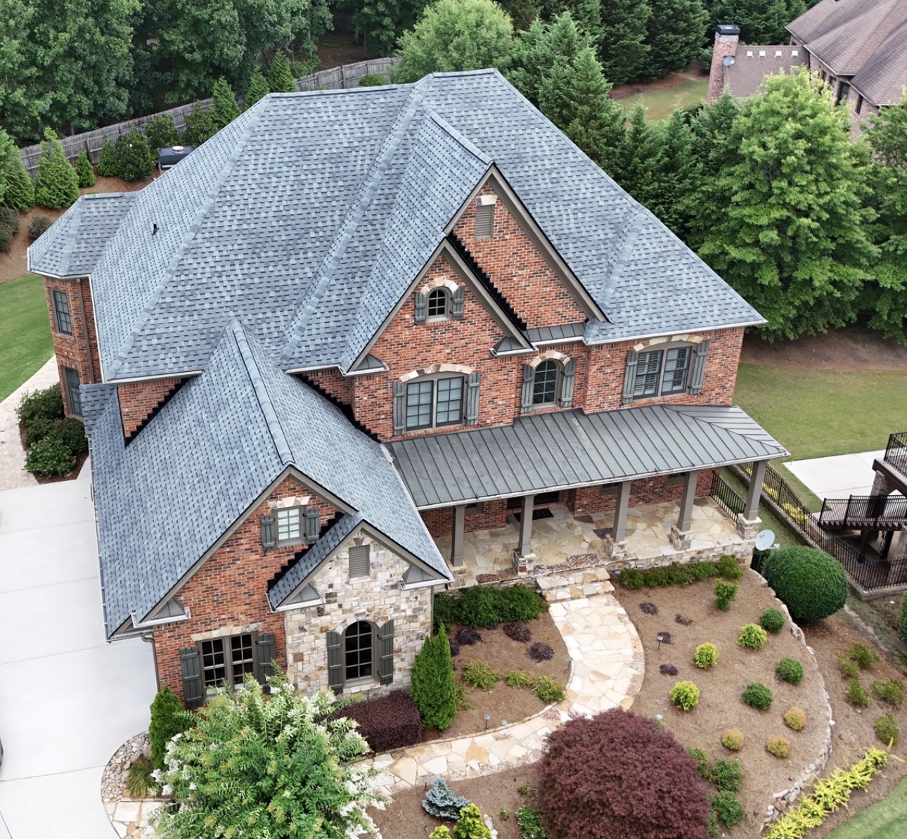 New asphalt shingle roof Atlanta